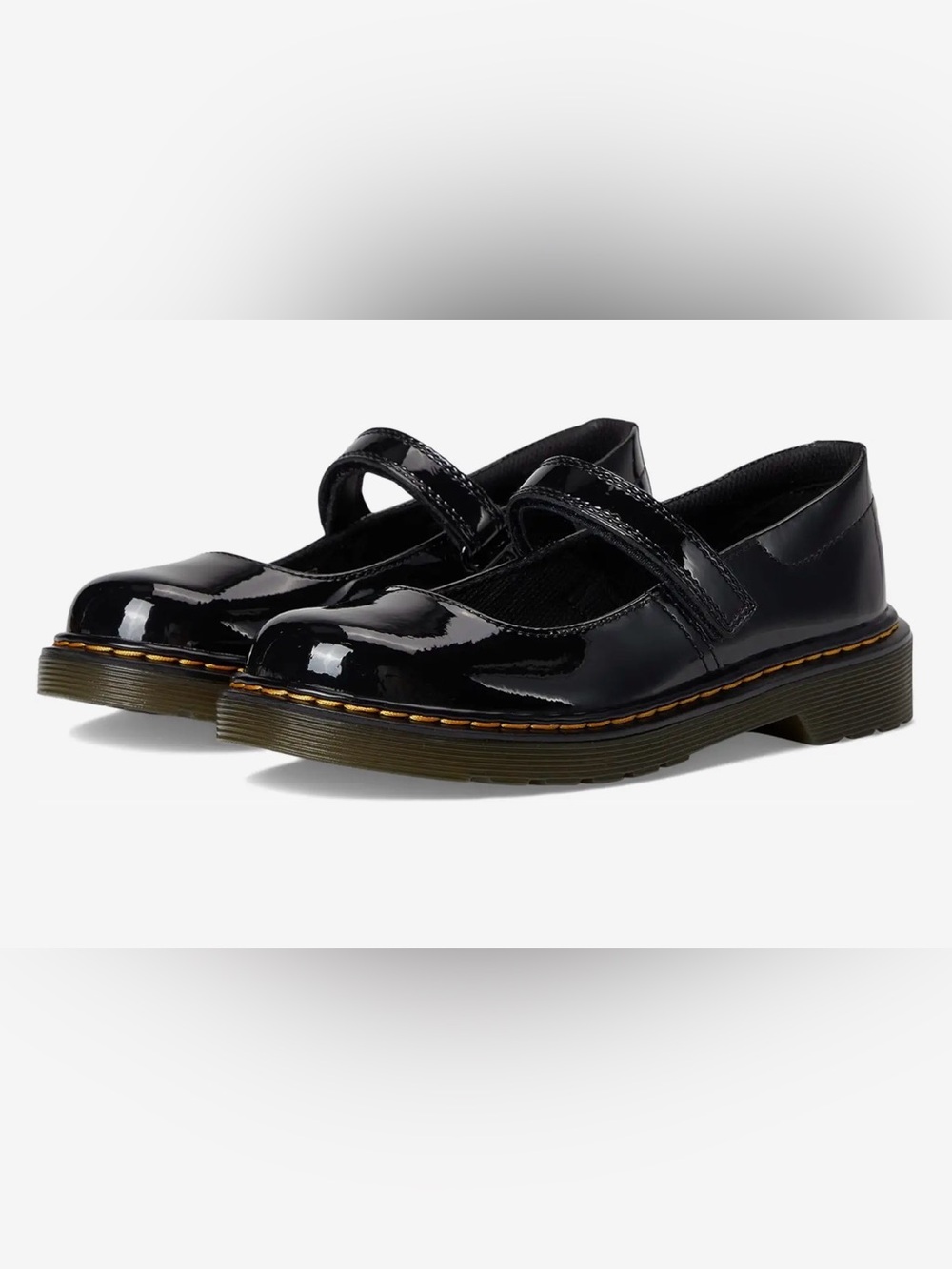 Dr Marten Girls Black Patent Mary Jane